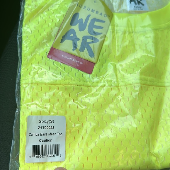 Zumba Baila Mesh Top S/M - Picture 5 of 5